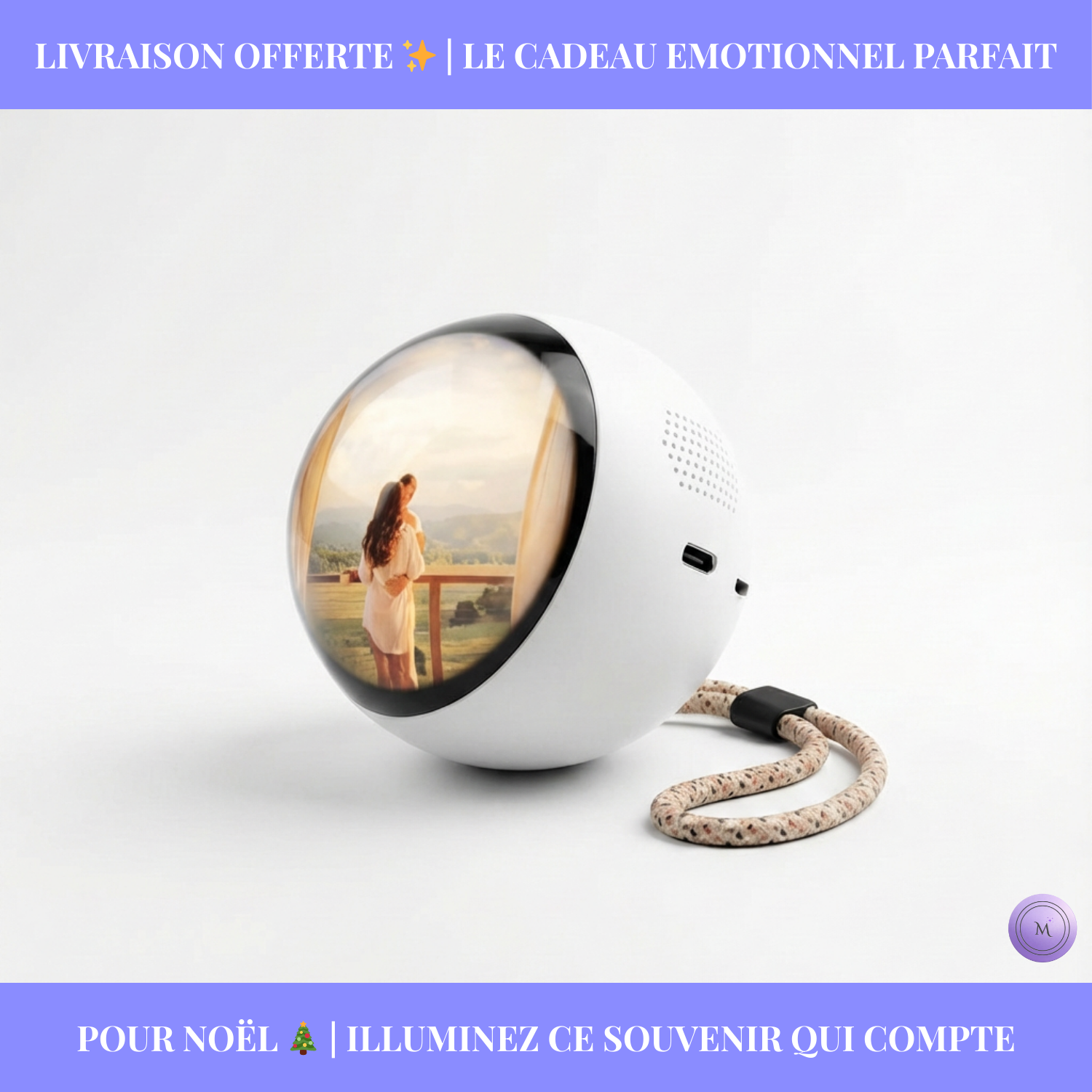 Sphère MEMORIA | Cadre Vidéo Numérique