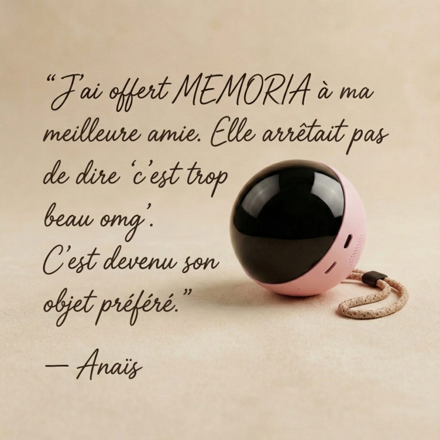 Sphère MEMORIA | Cadre Vidéo Numérique